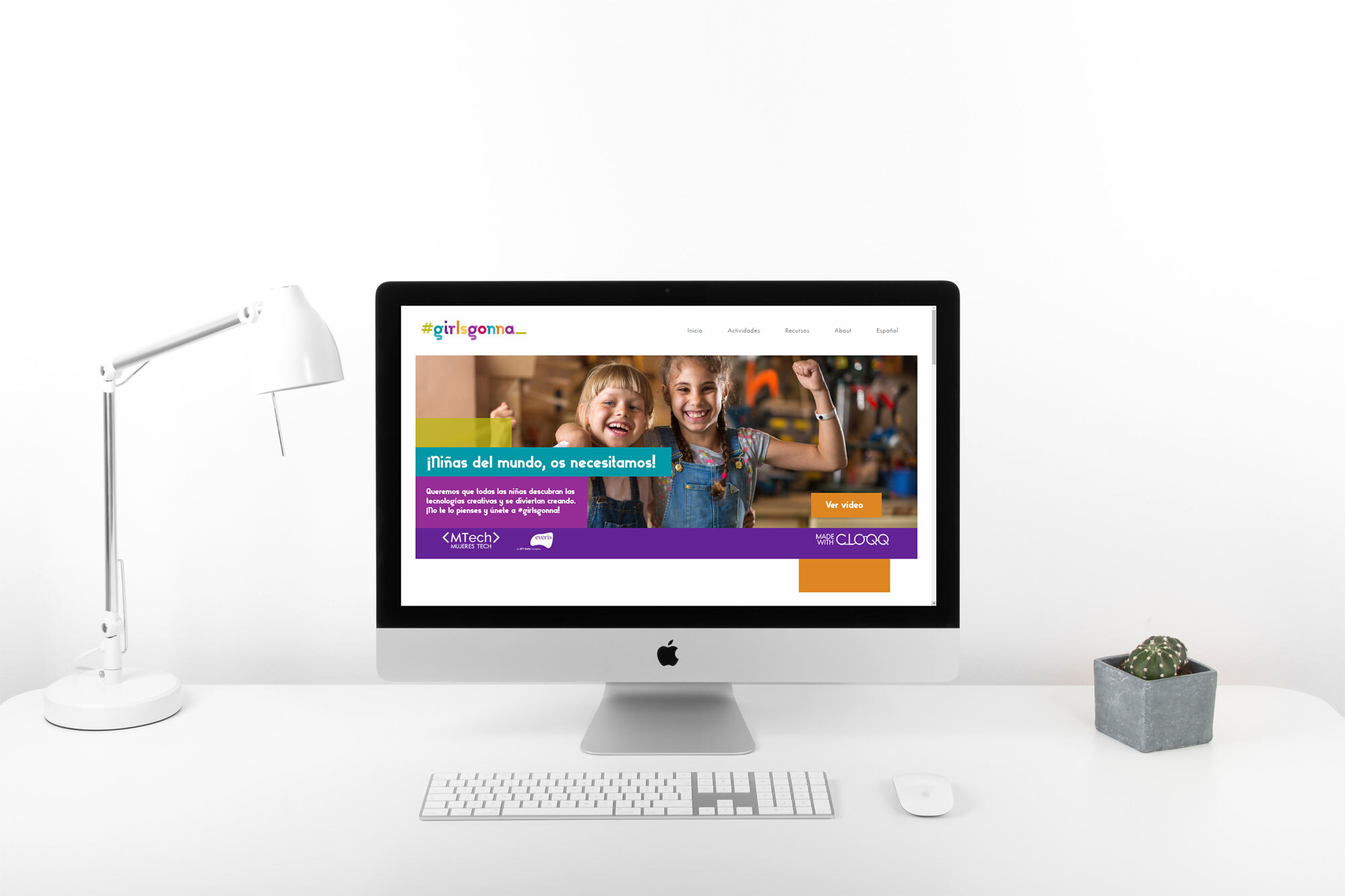 Girls Gonna — mockup iMac