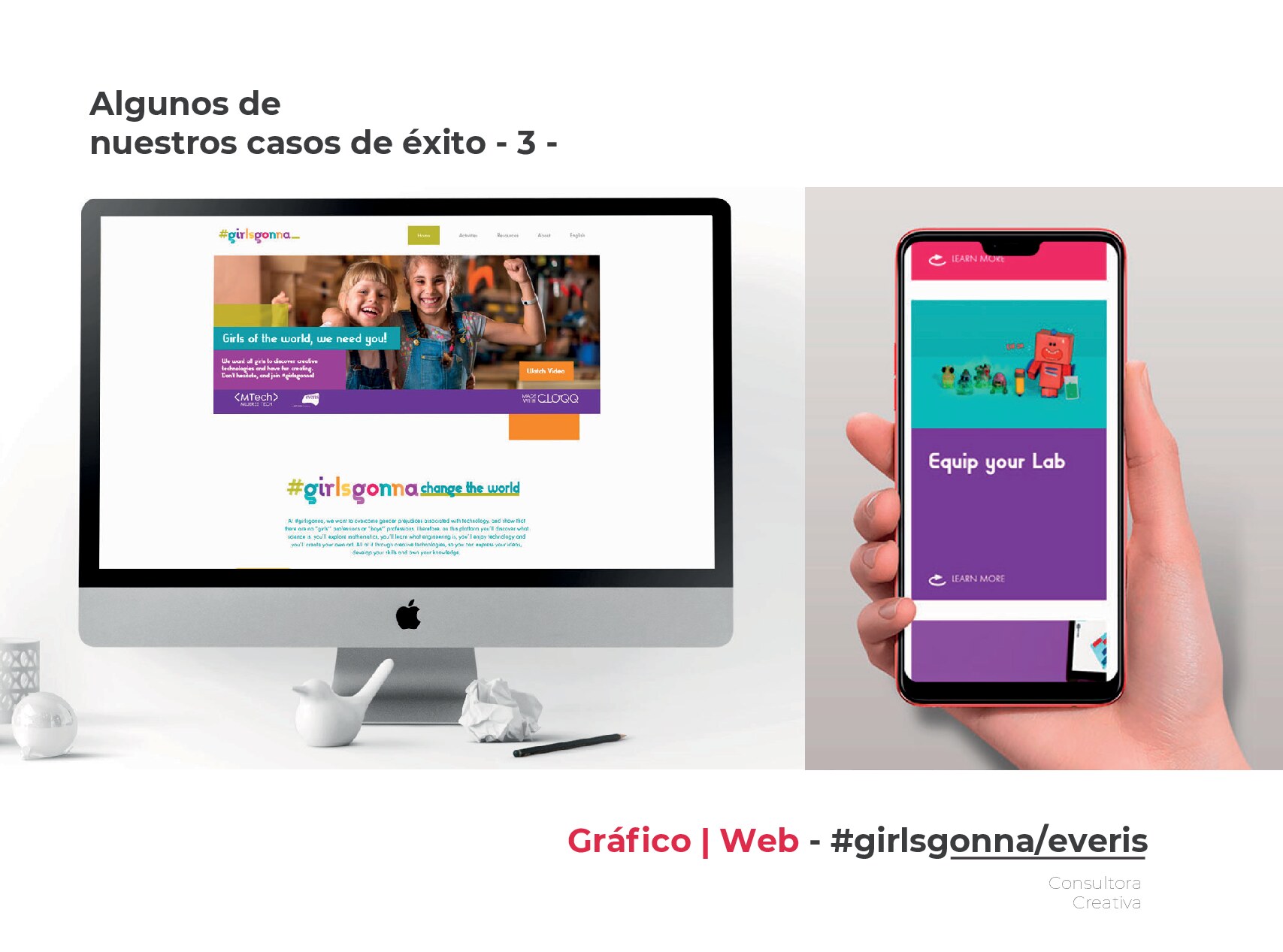 Girls Gonna — web + app (everis)