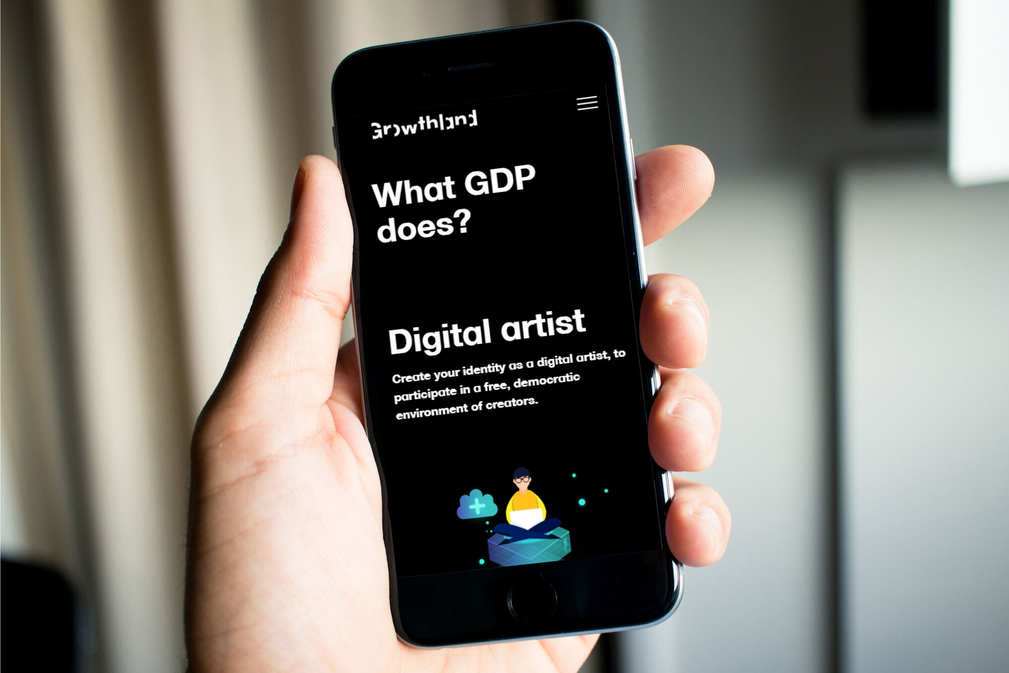 Growthland — app móvil
