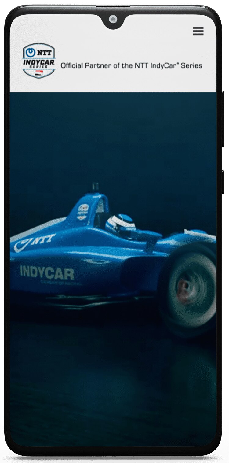 NTT DATA — IndyCar portada móvil