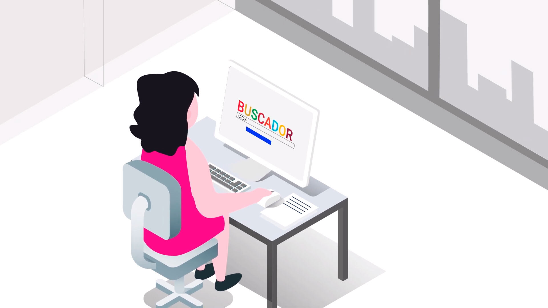 ODS — ilustración isométrica
