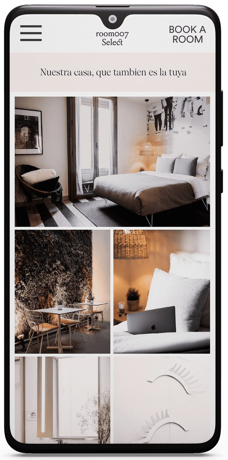 Room007 Select — home móvil