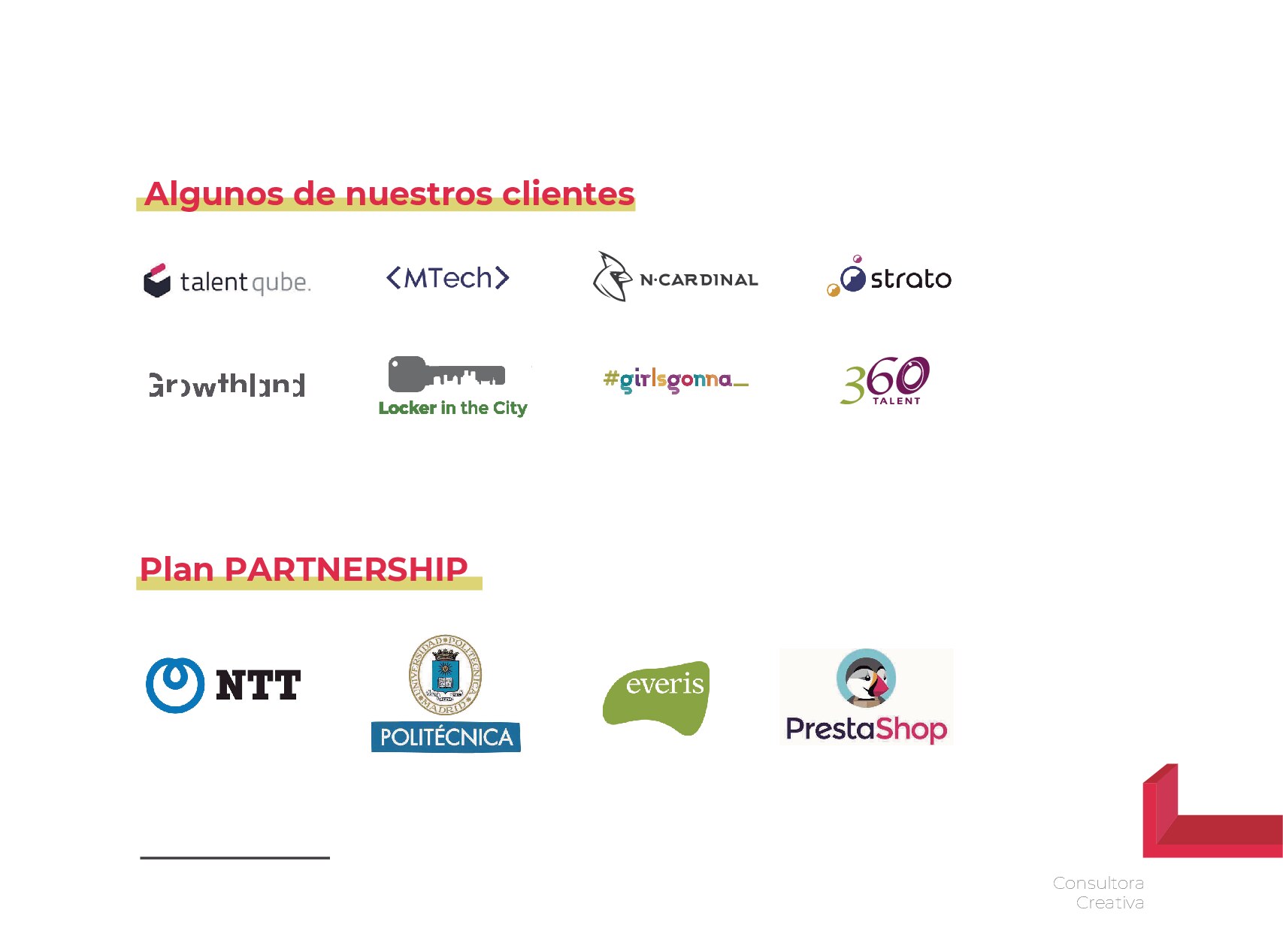 Vindue — clientes y partners